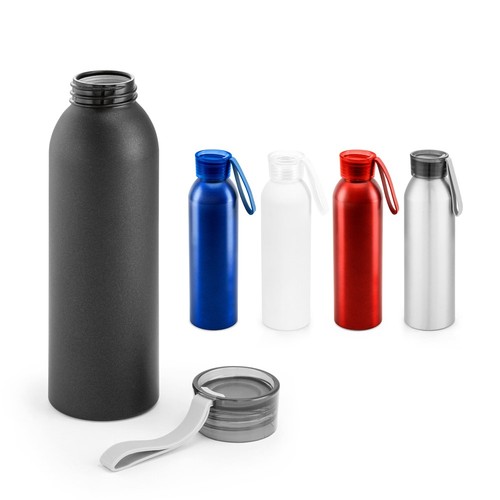 RIO. BOTELLA DE ALUMINIO RECICLADO (100% RAL) CON TAPÓN DE PP 660 ML