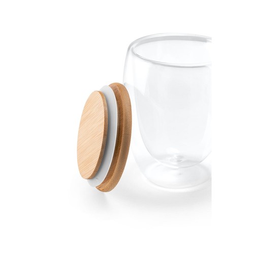 ECUADOR L. Tasse de voyage 350mL en verre borosilicate