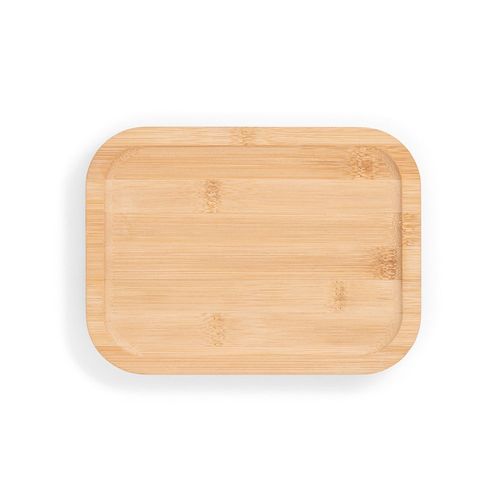 PORTOBELLO. Lunch Box. Boîte hermétique en verre borosilicaté et couvercle en bambou 1000 mL - 3