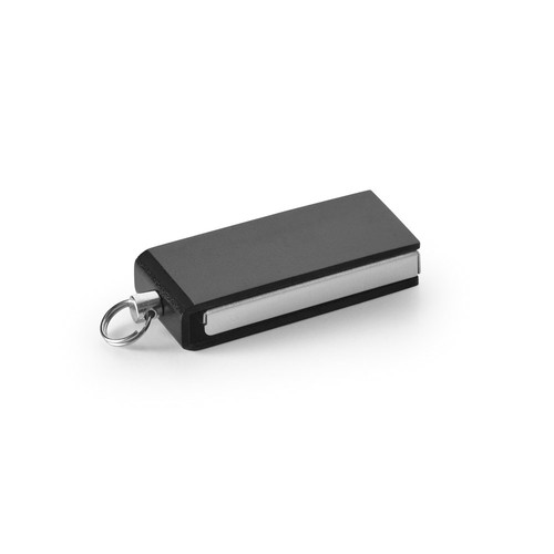 black SIMON 8GB. Pen Drive, UDP mini de 8 GB de aluminio