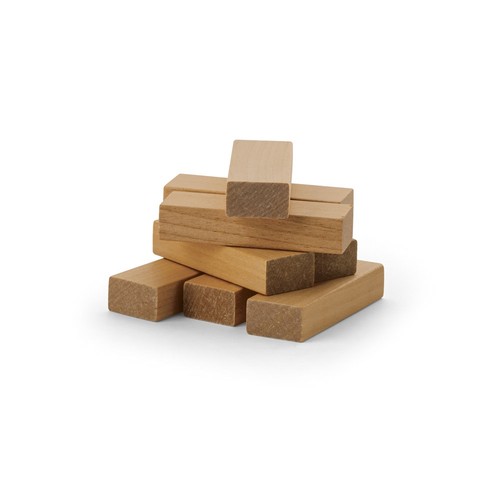 luz natural FLIK. Juego de madera con 54 piezas