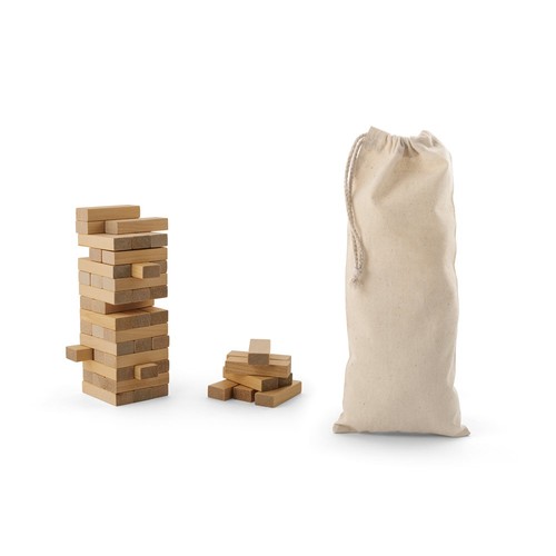 luz natural FLIK. Juego de madera con 54 piezas