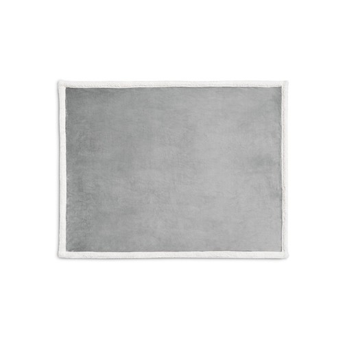 HEIDEN. MANTA POLAR REVERSIBLE (190 G/M²) CON CINTA DE RASO Y TARJETA PERSONALIZADA