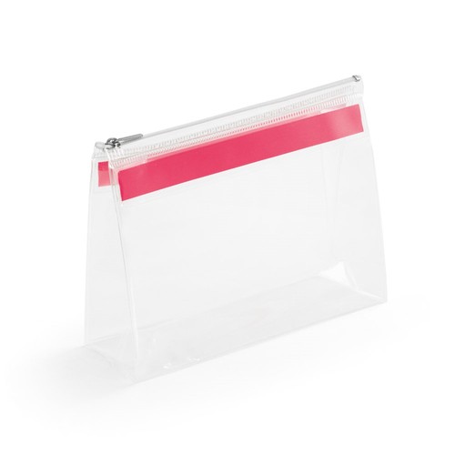 CHASTAIN. Neceser transparente en EVA con cremallera