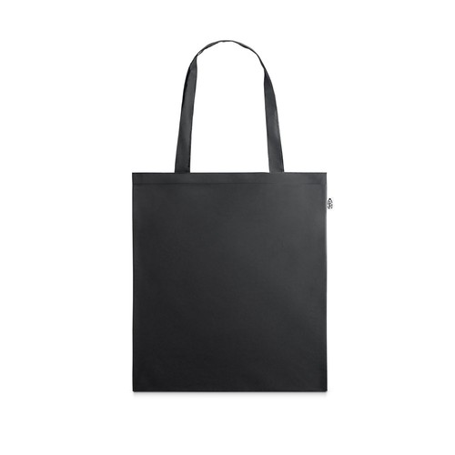 black MAPUTO. Bolsa 190T poliéster reciclado (100% rPET)