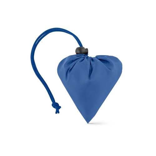 azulón BEIRA. Bolsa plegable en 190T poliéster reciclado (100% rPET)