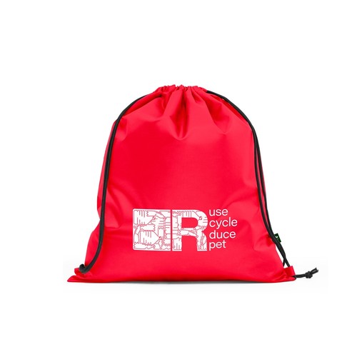 PEMBA. BOLSA TIPO MOCHILA EN 190T POLIÉSTER RECICLADO (100% RPET)