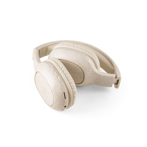 natural FEYNMAN. Auriculares inalámbricos plegables con 4h de autonomía, fabricados con paja de trigo y ABS