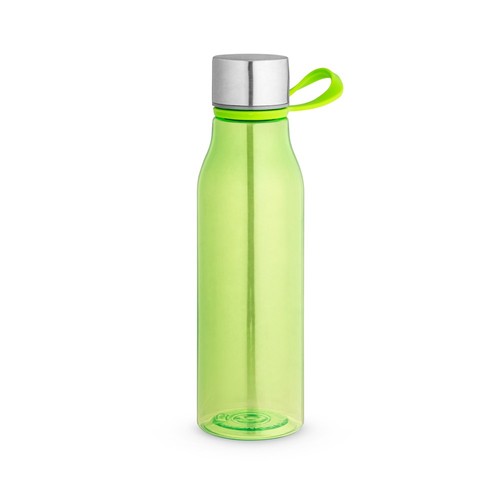 SENNA. Botella de PET reciclado (100 % rPET) con acabado brillante translúcido