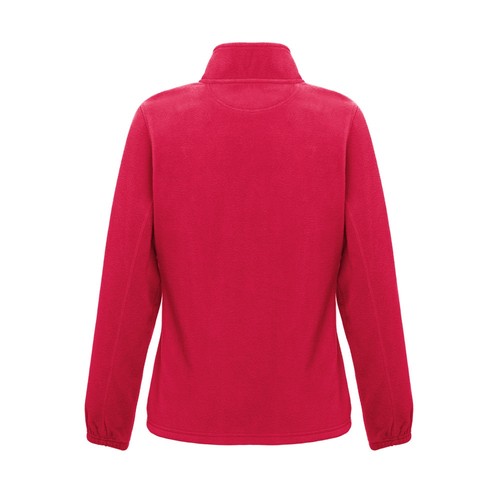 red THC GAMA WOMEN. Chaqueta polar de mujer con cremallera