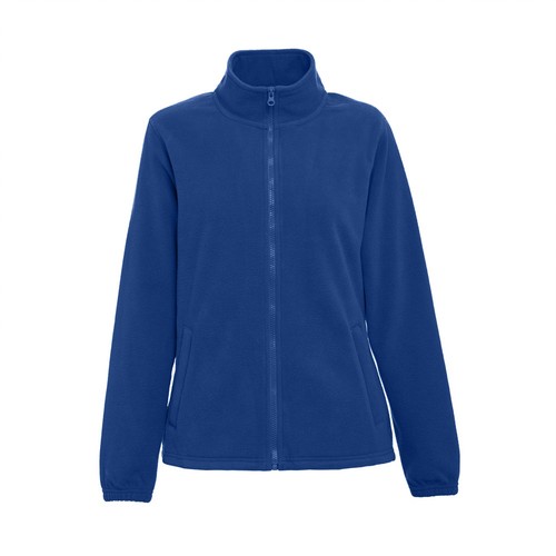 azulón THC GAMA WOMEN. Chaqueta polar de mujer con cremallera