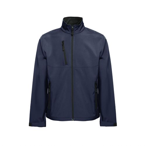 azul marino THC EANES. Abrigo de softshell