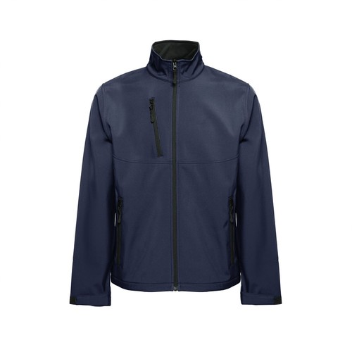 azul marino THC EANES. Abrigo de softshell