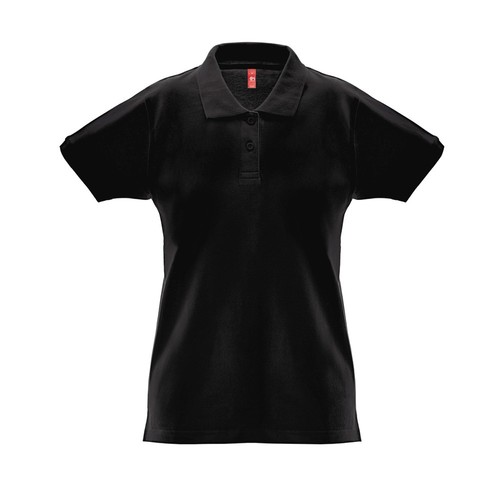 black THC MONACO WOMEN. Polo de mujer