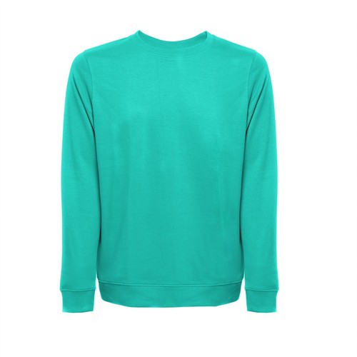 THC COLOMBO WH. Sweat-shirt (unisexe) en éponge italienne sans carte. Couleur blanche - 3