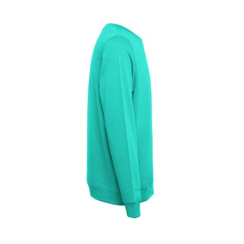 THC COLOMBO WH. Sweat-shirt (unisexe) en éponge italienne sans carte. Couleur blanche - 5