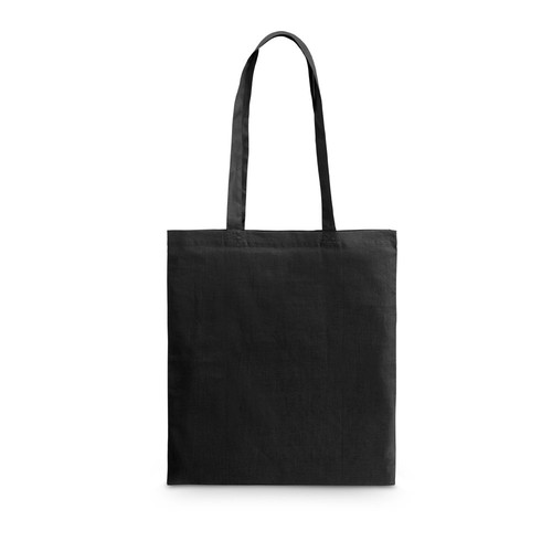 black CARACAS. Bolsa de algodón 100% (140 g/m²)