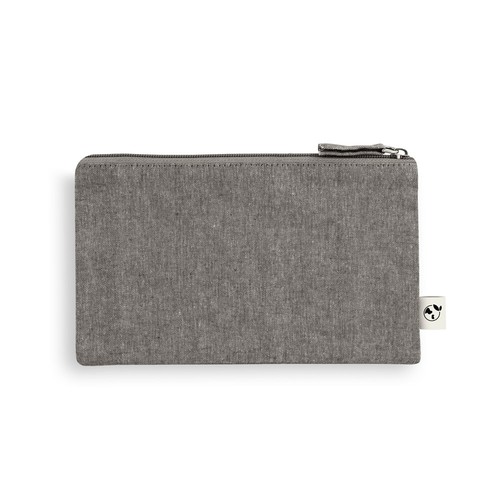 black MILLIE. Neceser multifunción en algodón reciclado (70%) y poliéster (30% rPET) (140 g/m²)