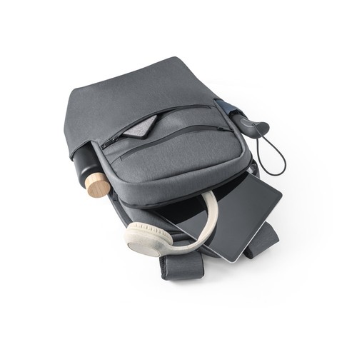 gris claro BROOKLYN. Mochila para portátil de 15 ''