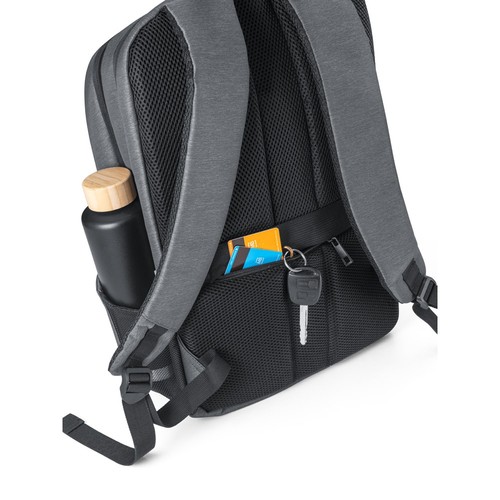 gris claro BROOKLYN. Mochila para portátil de 15 ''