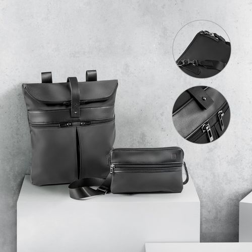 ROVER BACKPACK. Sac à dos en microfibre et PU - 1