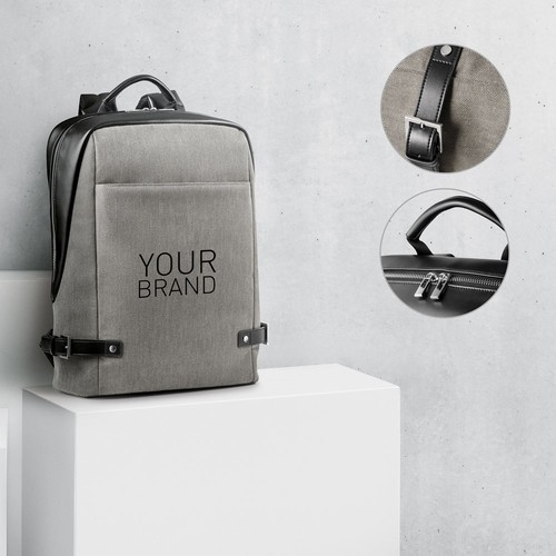 DIVERGENT BACKPACK II. Mochila para portátil de hasta 15.6'' en tela y PU
