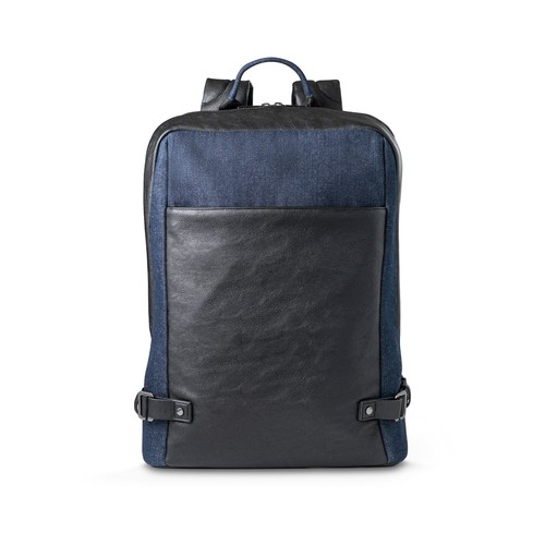 azul marino DIVERGENT BACKPACK I. Mochila para portátil de hasta 15.6'' en tejido vaquero y PU
