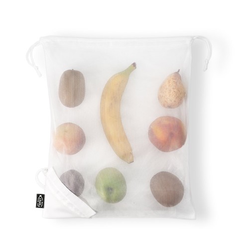 BOLZANO. Sac pliable en maille et polyester recyclé 190T (100% rPET) - 4