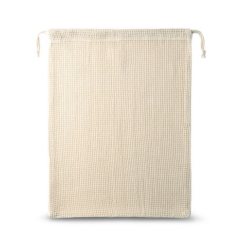 NAPOLI. Sac 100% coton (120g/m²) avec maille 100% coton sur le devant (100g/m²) - 2