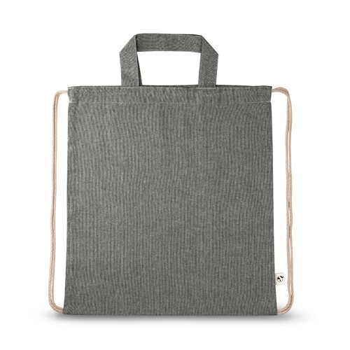 RISSANI. Mochila con algodón reciclado (70%) y poliéster (30% rPET) (140 g/m²)
