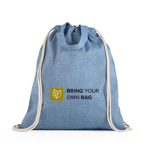 RISSANI. Mochila con algodón reciclado (70%) y poliéster (30% rPET) (140 g/m²)