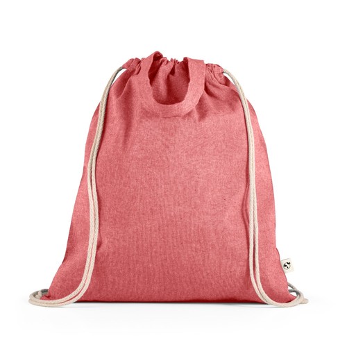 RISSANI. Mochila con algodón reciclado (70%) y poliéster (30% rPET) (140 g/m²)