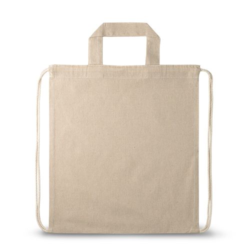 RISSANI. Mochila con algodón reciclado (70%) y poliéster (30% rPET) (140 g/m²)