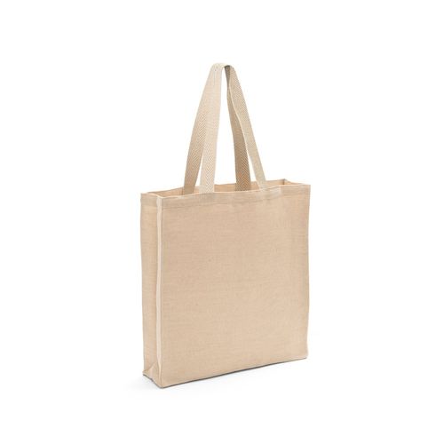 PADOVA. Sac à dos en juco (275 g/m²) 100% coton (120 g/m²) avec poche intérieure - 2
