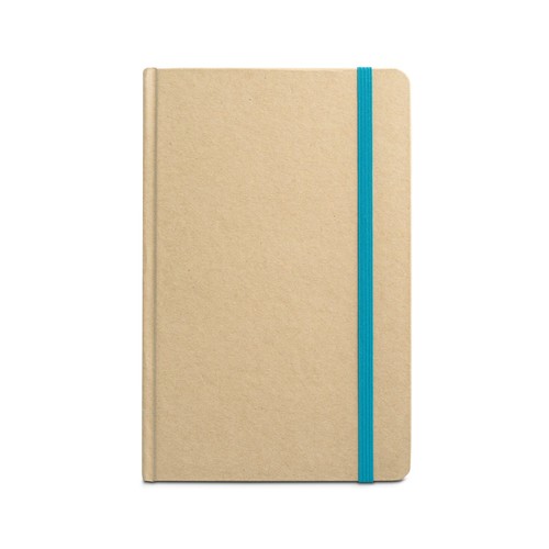 azul claro MAGRITTE. Cuaderno A5 con hojas rayadas