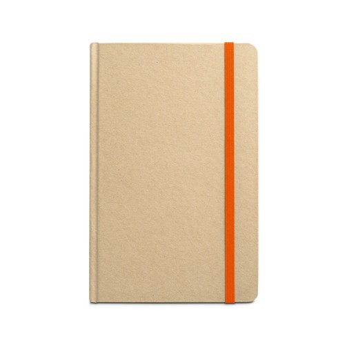 orange MAGRITTE. Cuaderno A5 con hojas rayadas