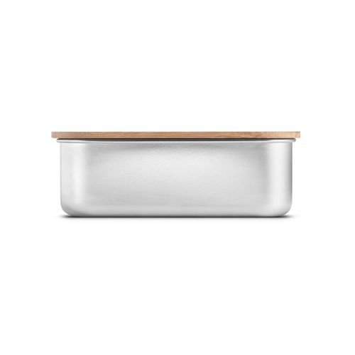 SHINO. Boite thermique en acier inoxydable, couvercle en bambou 800 ml - 6