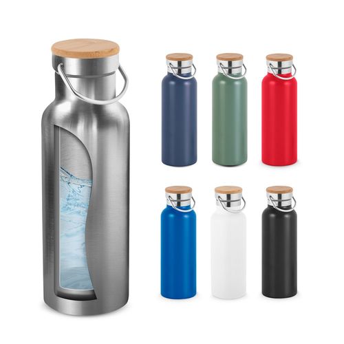 RAGNAR. Bouteille en acier inoxydable (36% recyclée) avec double parois sous vide 570 mL - 1