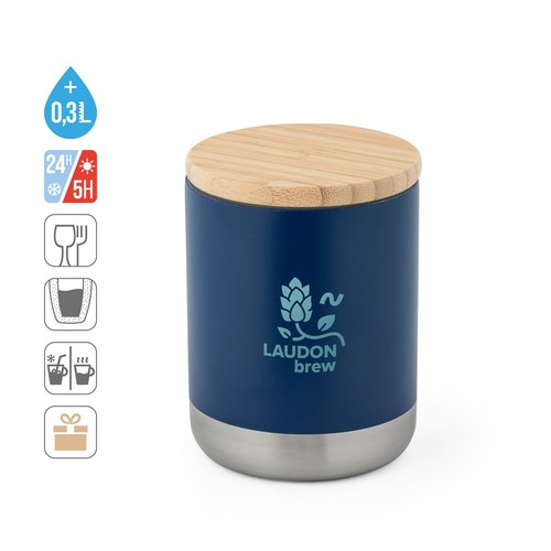 NORRE TUMBLER. VASO DE ACERO INOXIDABLE (36% RECICLADO) CON PARED DOBLE DE INSOLACION 370 ML