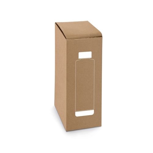 NORRE BOTTLE. Botella de acero inoxidable (36% reciclado) con pared doble de insolacion al vacío 640 mL