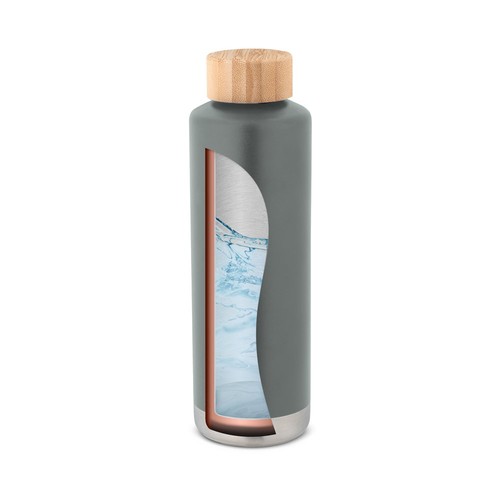 NORRE BOTTLE. Bouteille en acier inoxydable (36% recyclée) avec double paroi isolée sous vide 640 mL - 3