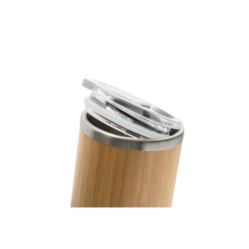 LYCKA. Tasse 350mL en bambou et acier inox - 3