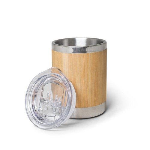 natural LYCKA. Vaso de bambú 350 mL