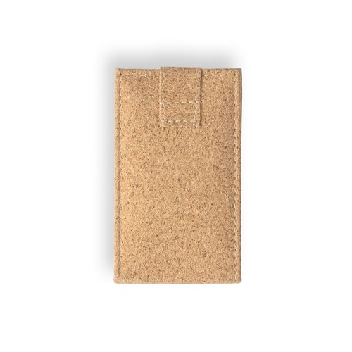 natural ZENA. Conjunto de manicura em aço inoxidável numa bolsa de cortiça