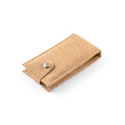 ZENA. Set de manucure en liège avec pièces en acier inoxydable - 8