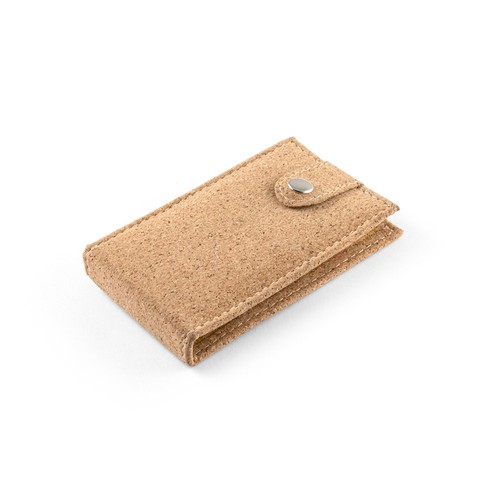 natural ZENA. Conjunto de manicura em aço inoxidável numa bolsa de cortiça