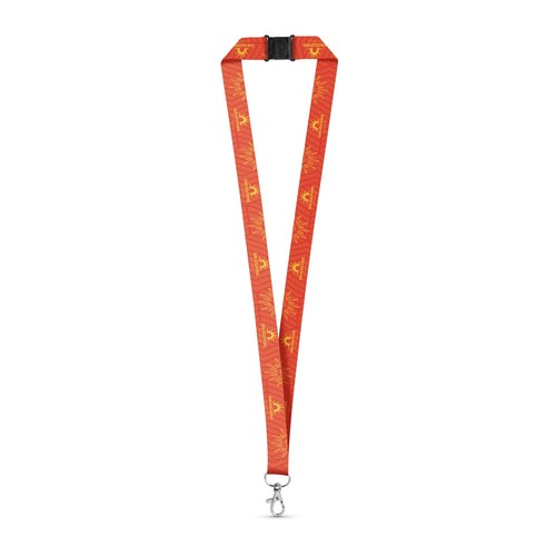 BRISTOL. SET Lanyard SUBLIMATION Long II (20 mm) con mosquetón de gatillo de 20 mm y cierre de seguridad, Merchandising, artículos personalizados para tu promoción de marca