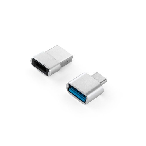 MINSKY. Set aus 2 Aluminium USB-A / USB-C Adaptern
