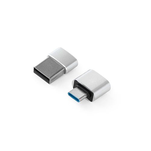 MINSKY. Jeu de 2 adaptateurs USB-A / USB-C en aluminium - 2