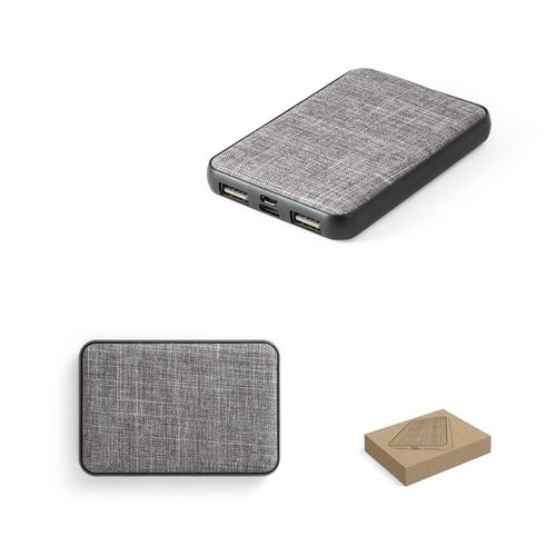 RENEWAL BATTERY. Power bank 5 000 mAh en PET recyclé (100 % rPET) - 1